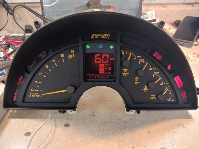 1990–96 Corvette Center Display — Restored & Upgraded