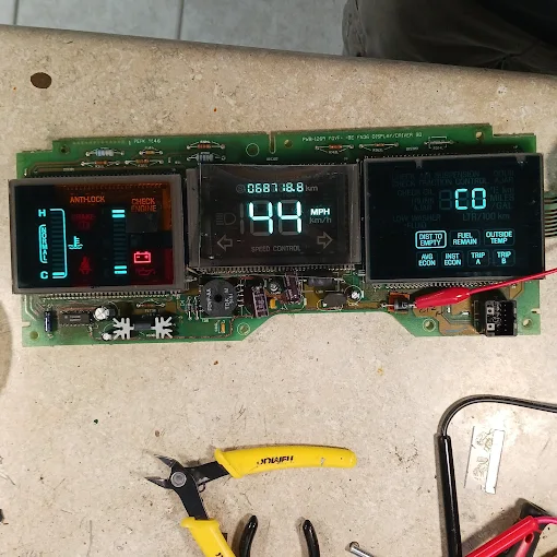Crown Victoria Digital Cluster — Power Restored