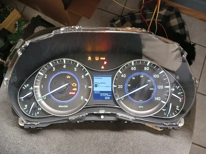 2018 Infiniti QX80 Cluster — All LEDs Restored
