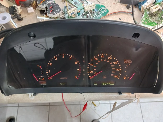 1997 Lexus SC300 — Speedometer & Odometer Drop-Out Repaired