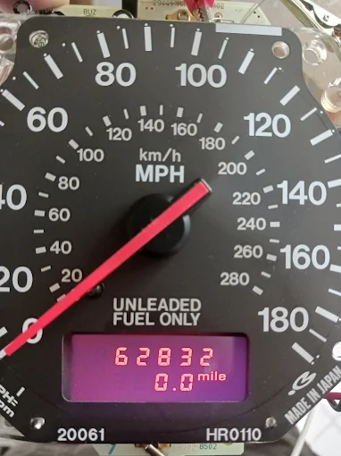 1993–1994 Mazda RX-7 Digital Odometer — Restored