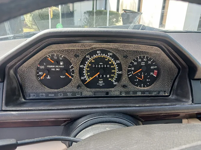 Mercedes-Benz Instrument Cluster — Restored