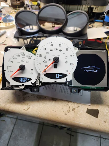 Porsche Cayman S — Mileage Transferred to New Cluster
