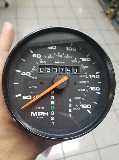 Porsche 911 VDO Odometer — Restored