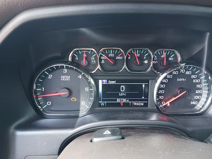 2015 Chevrolet Silverado Cluster — LCD Restored
